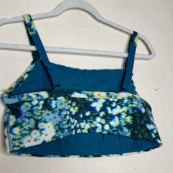 Offline by Aerie 3D Square Neck Sports Bra - Blue NWT Size Large - Picture 4 of 7